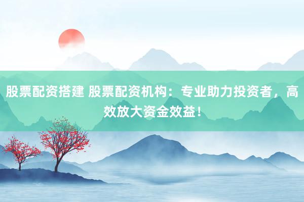 股票配资搭建 股票配资机构：专业助力投资者，高效放大资金效益！