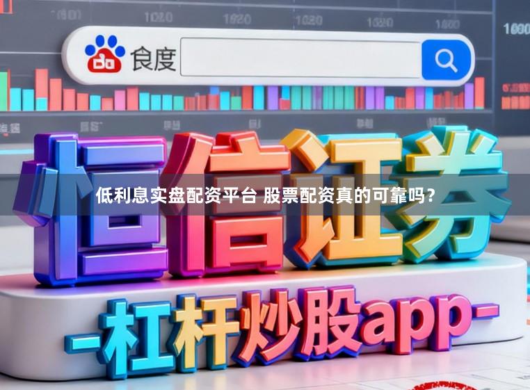 低利息实盘配资平台 股票配资真的可靠吗？