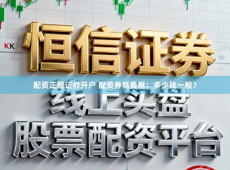 配资正规证券开户 配资券商费用：多少钱一般？