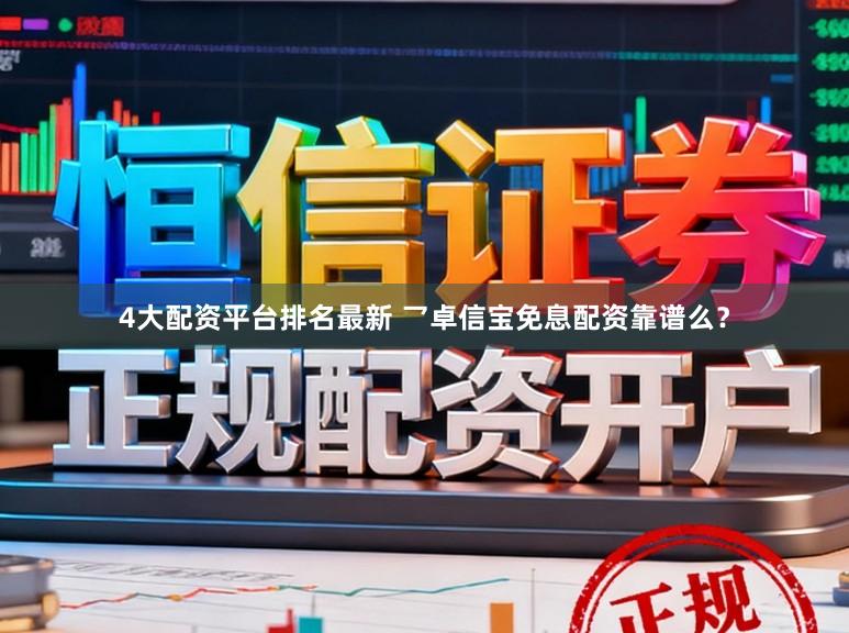 4大配资平台排名最新 乛卓信宝免息配资靠谱么？